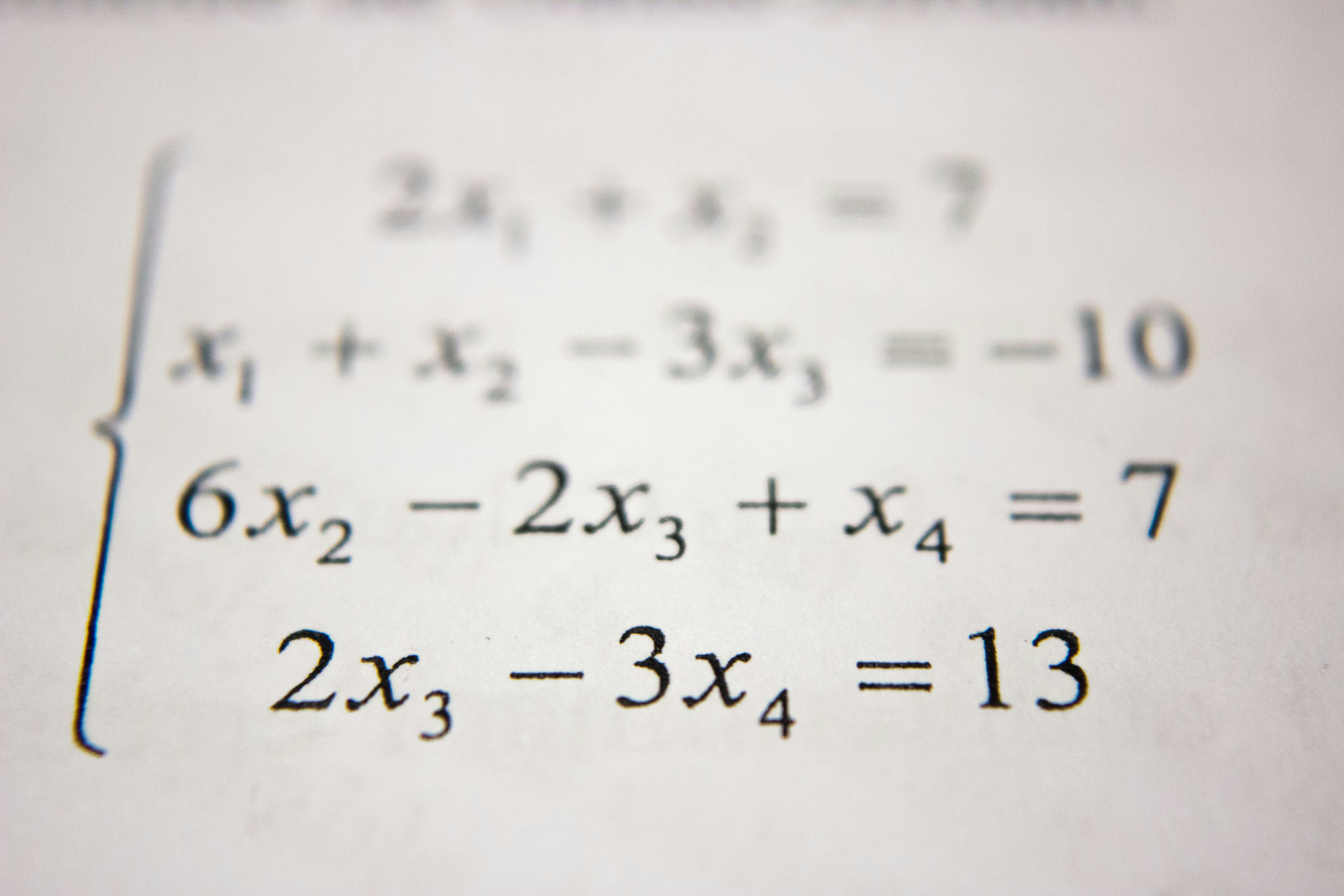Mathematics course